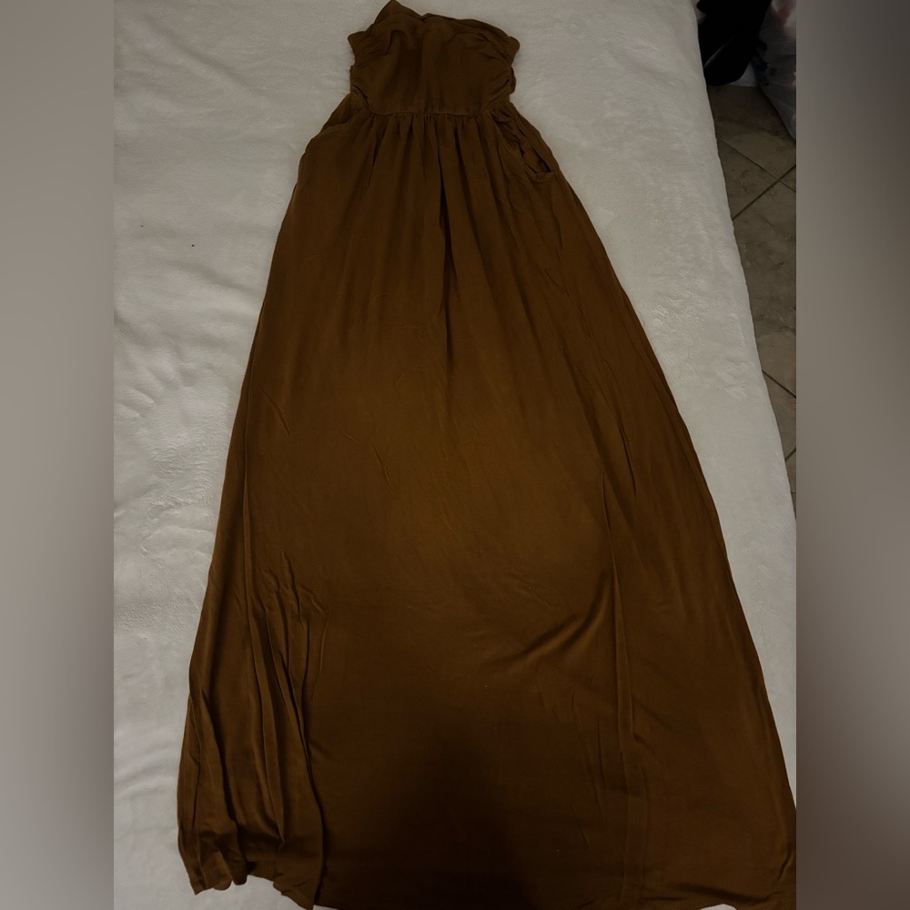 Absolutely Chic Brown Maxi Skirt